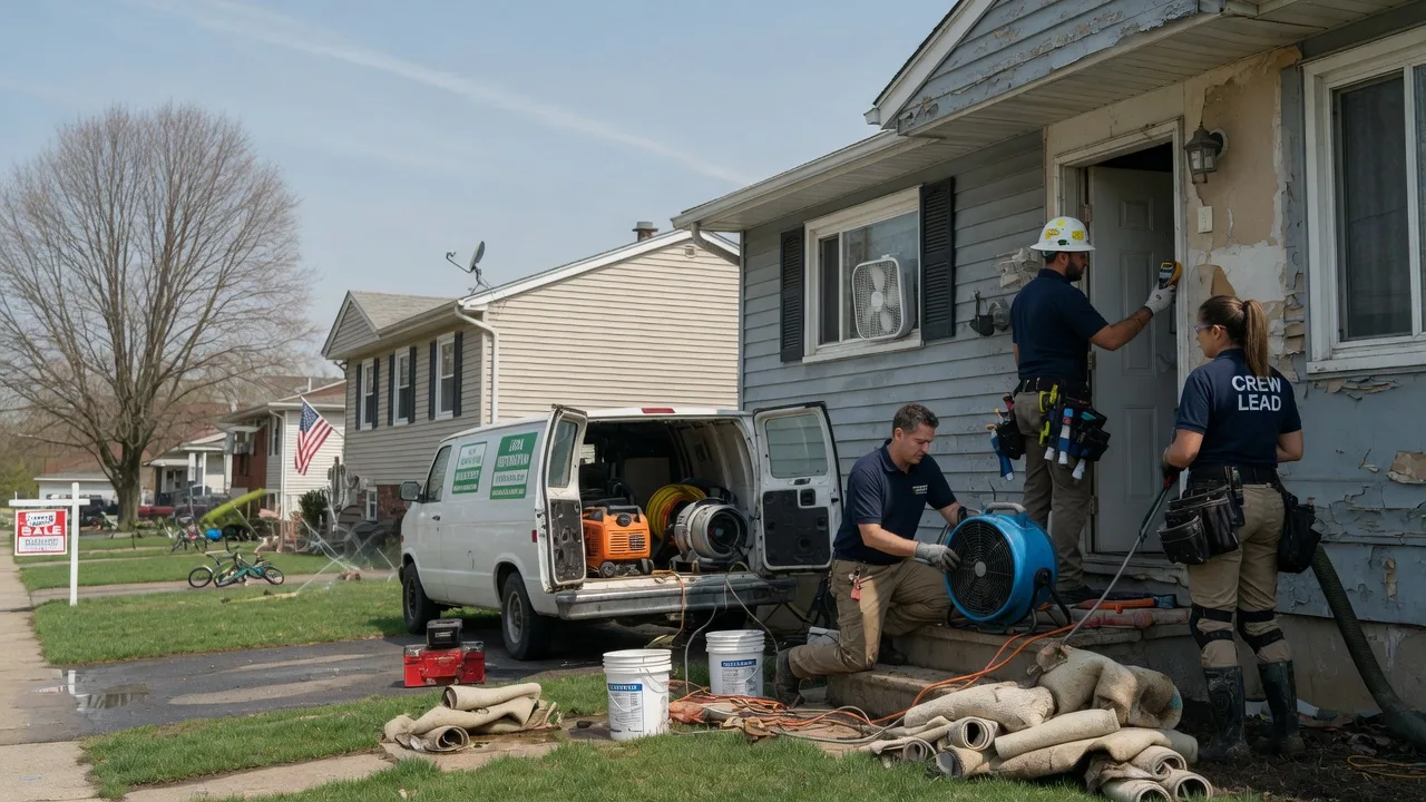 Flood Cleanup in Iselin, NJ near me